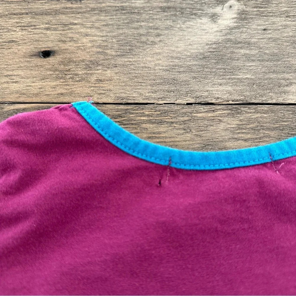 Jelly The Pug Girls size 8 Burgundy Tiered Ruffle Dress Cotton Knit Polka Dot - Picture 3 of 4